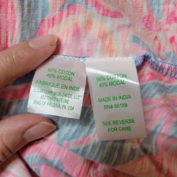 Lilly Pulitzer Pink & Blue Essie Dress - Size XXS - Picture 11 of 13